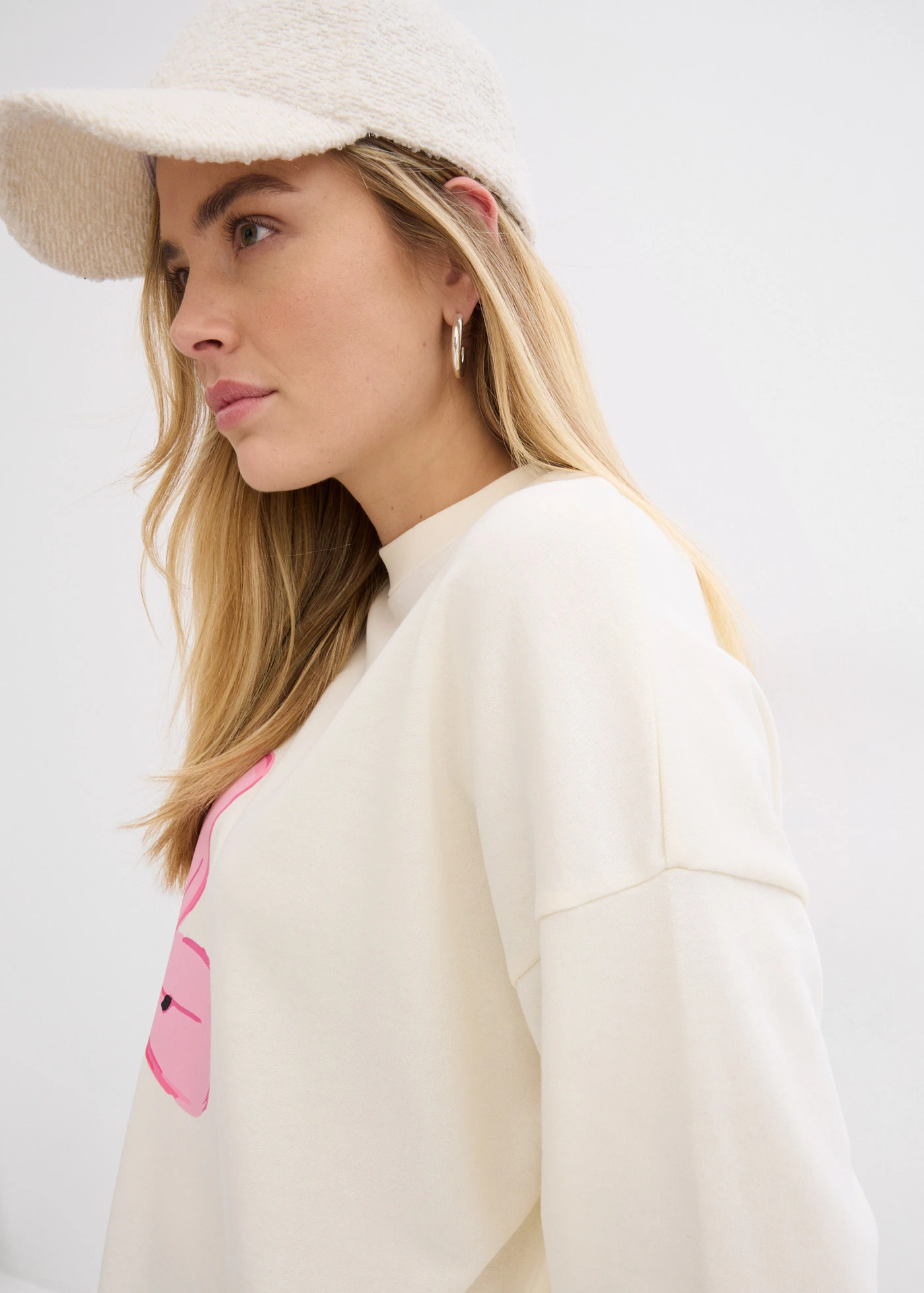 Sweat • crème-rose clair-fuchsia-rose-rose clair-noir-violet foncé-fuchsia clair-rose-rose lilas-rose paradis-violet-rose fuchsia-fuchsia foncé-rose-violet-rose flamant-fuchsia • Boutique bonprix