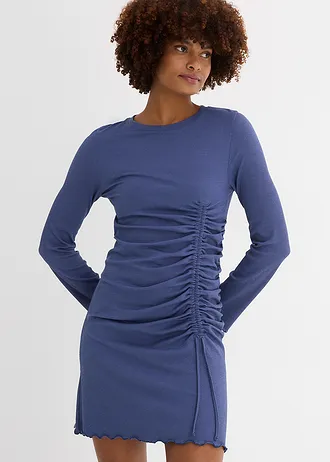 Shirtjurk met plooitjes • indigo • bonprix online shop