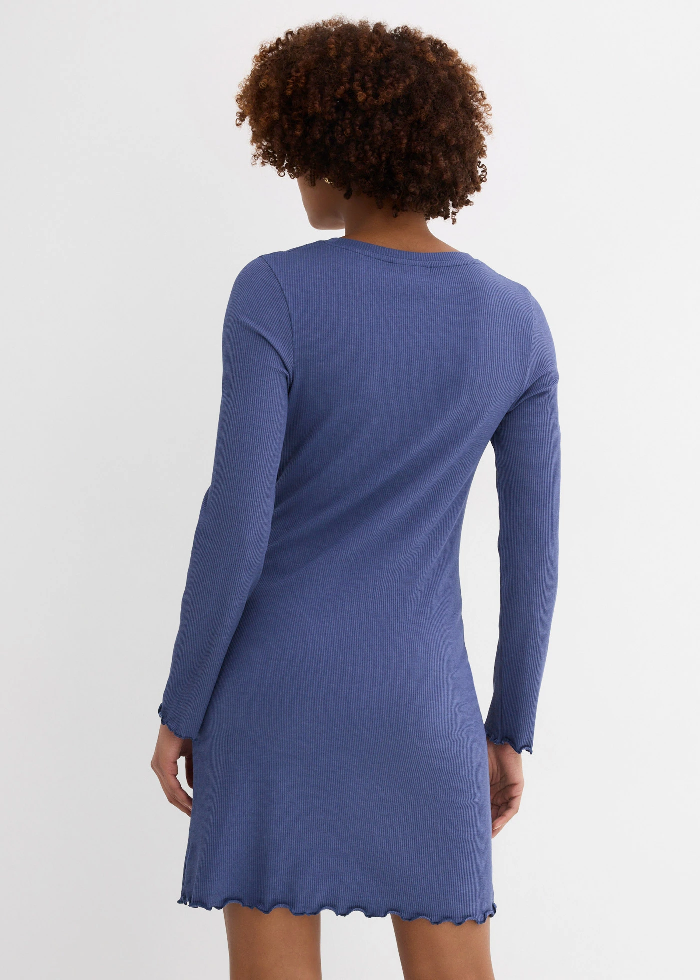 Shirtjurk met plooitjes • indigo • bonprix online shop