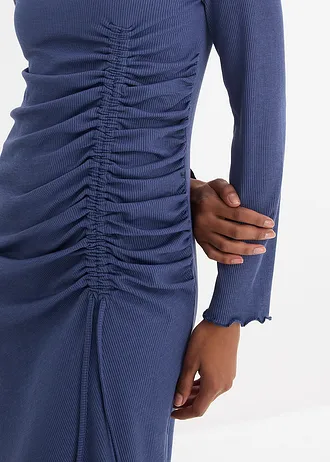 Shirtjurk met plooitjes • indigo • bonprix online shop