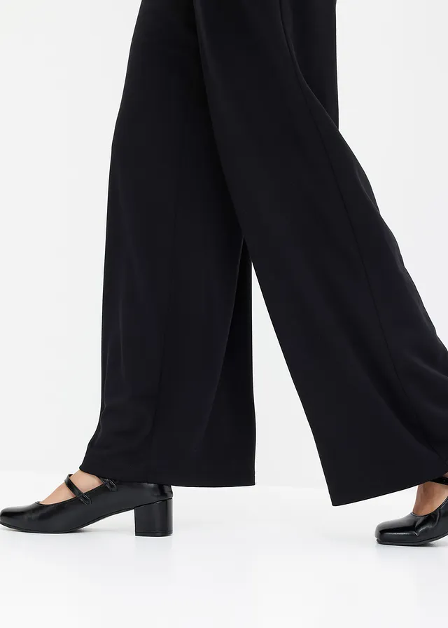 Pantalon en jersey à patte décorative • noir • product-page.page-title-suffix