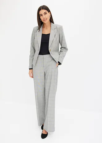 Glenčekový blejzr • černá -písková kostkované • bonprix obchod