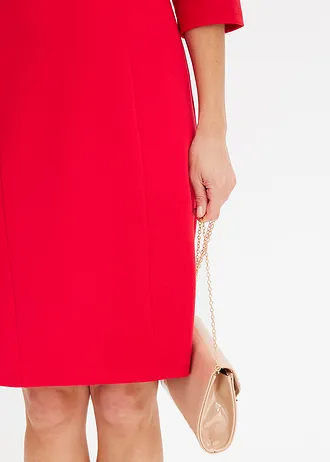 Robe fourreau en jersey milano • rouge • Boutique bonprix