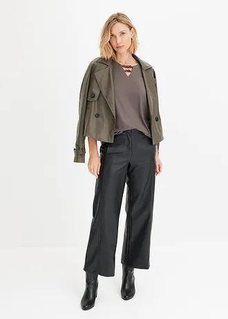 Shirt tuniek, Kleur: donkerolijfgroen