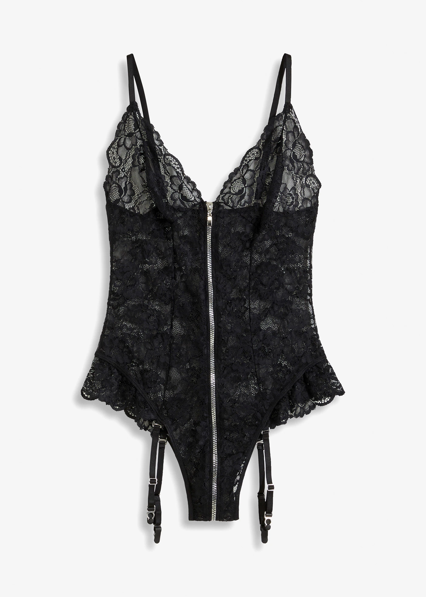 Body se zapínáním na zip • černá • bonprix obchod