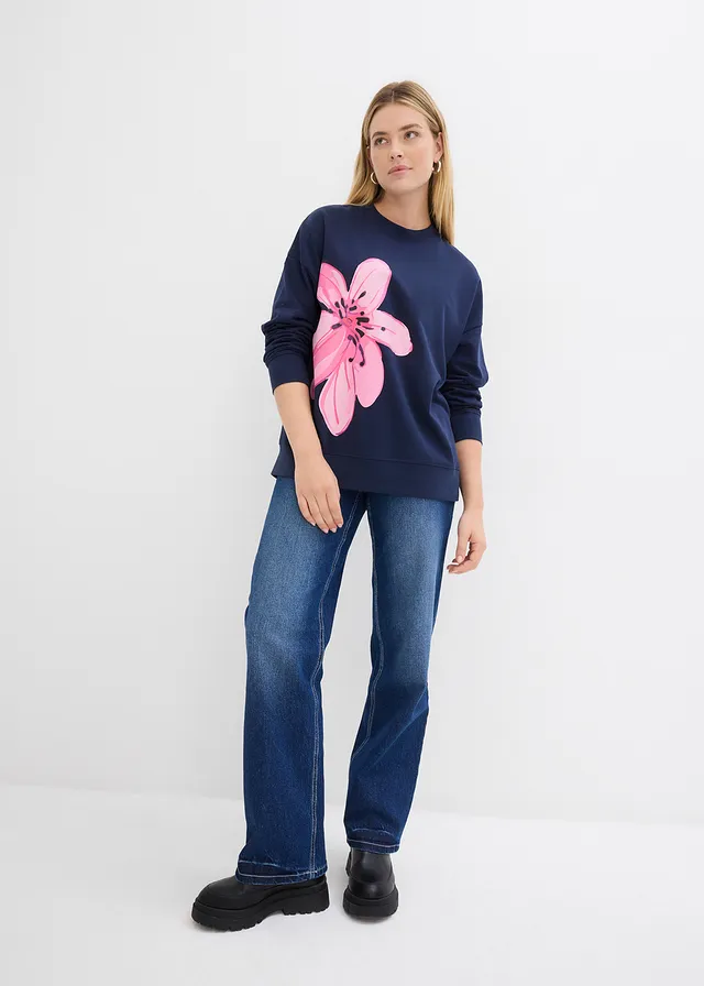 Sweater • donkerblauw-paradijspink-lichtroze-violet-roze-roze-flamingopink-paars-zwart-pink-lichtfuchsia-lichtroze-violet-pink-rozepink-lilapink-donkerfuchsia-roze • product-page.page-title-suffix