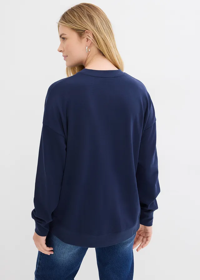 Sweater, Kleur: donkerblauw-paradijspink-lichtroze-violet-roze-roze-flamingopink-paars-zwart-pink-lichtfuchsia-lichtroze-violet-pink-rozepink-lilapink-donkerfuchsia-roze