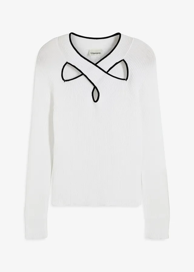 Jemne pletený pulóver