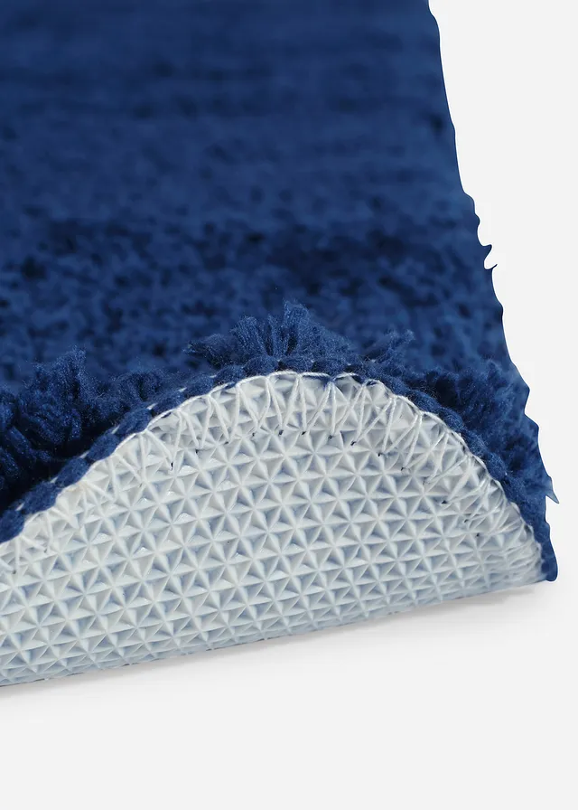 Tapis de bain tufté uni et haut • bleu foncé • product-page.page-title-suffix