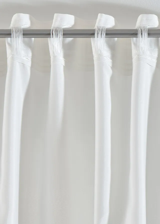 Lot de 2 voilages en polyester recyclé • blanc • product-page.page-title-suffix
