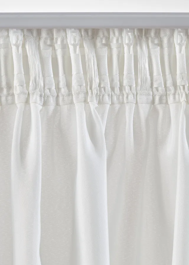 Lot de 2 voilages en polyester recyclé • blanc • product-page.page-title-suffix