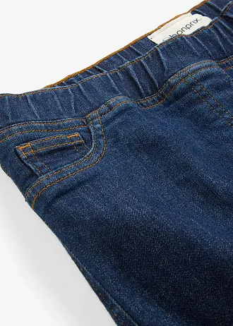 Jegging met mid waist • donkerblauw denim • bonprix online shop