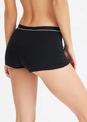 Lot de 4 boxers femme coton • noir • Boutique bonprix