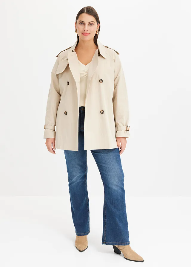 Trench court, Couleur: beige