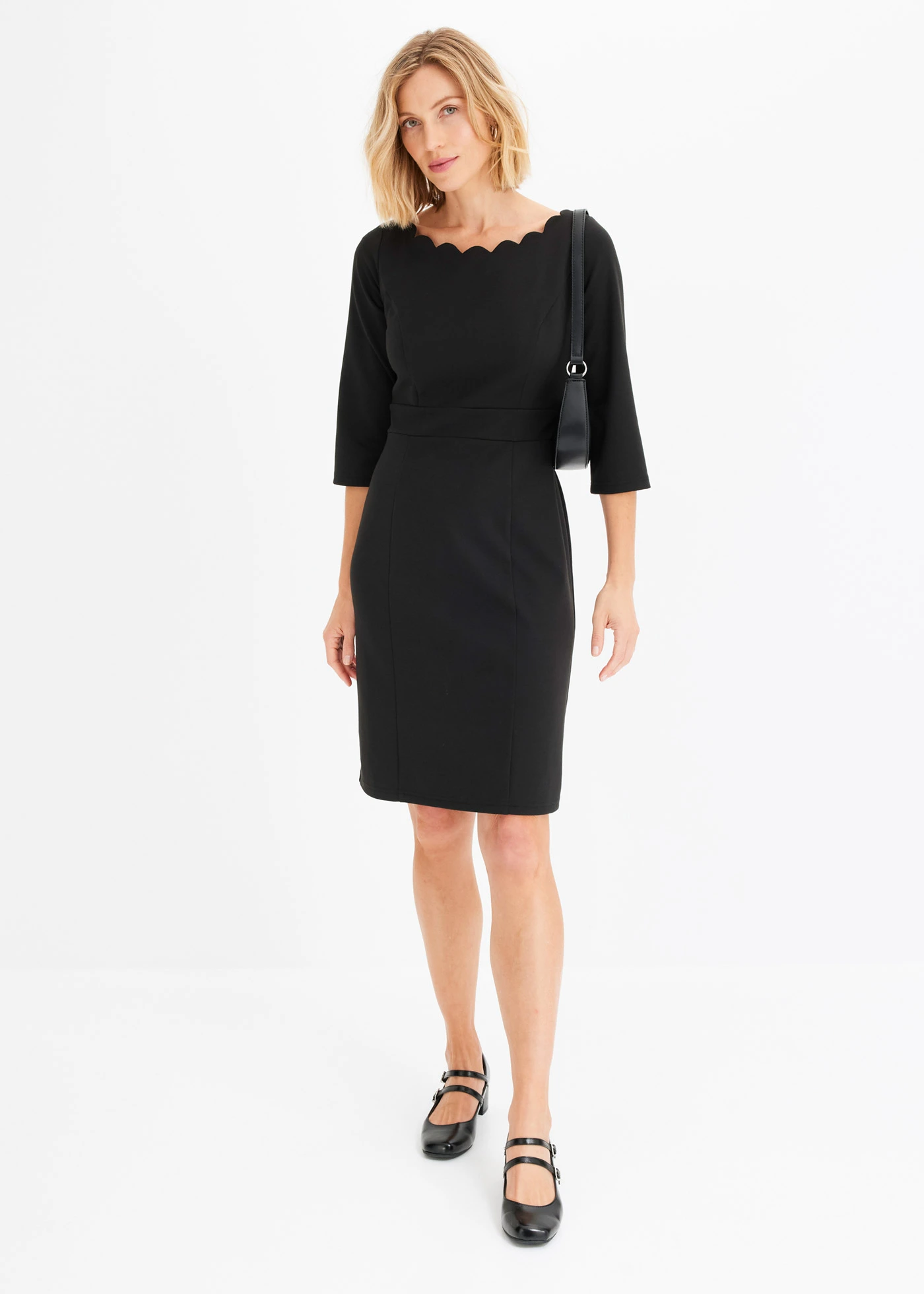 Kokerjurk van punto di roma • zwart • bonprix online shop