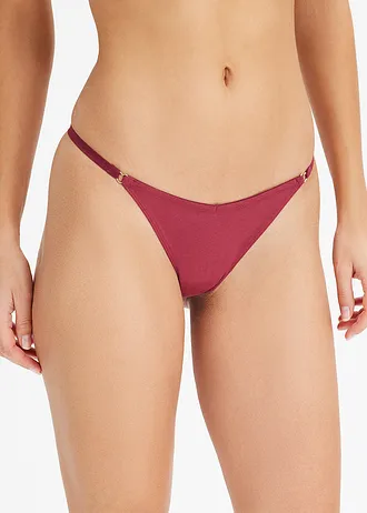 String in V-vorm (set van 4) • zwart+aardbeirood+rododendronrood • bonprix online shop