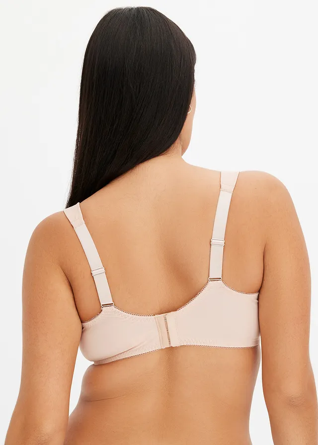 Soutien-gorge minimiseur à bretelles rembourrées, Couleur: beige mat