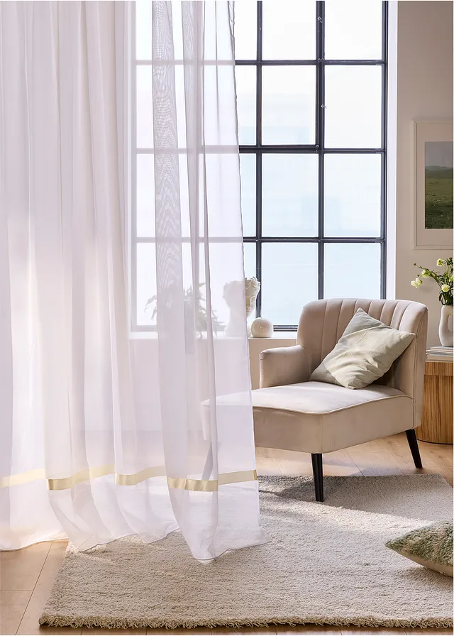 Store voilage avec ruban satin • blanc crème • product-page.page-title-suffix