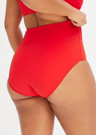 Tailleslip, Kleur: aardbeirood