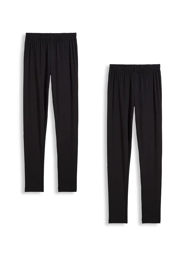 Lot de 2 leggings en matière élastique • noir • product-page.page-title-suffix