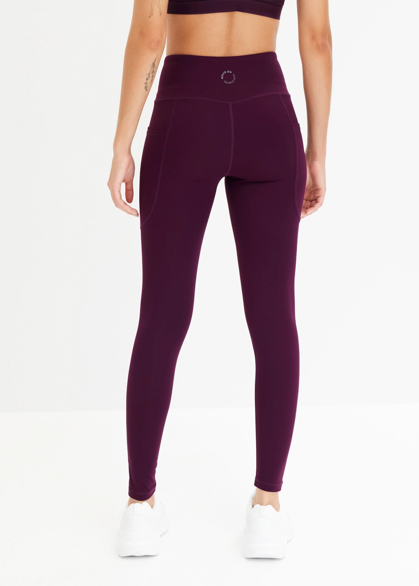 Komfort sport legging mobiltelefonos zsebbel, gyorsan szárad • bodza • bonprix áruház