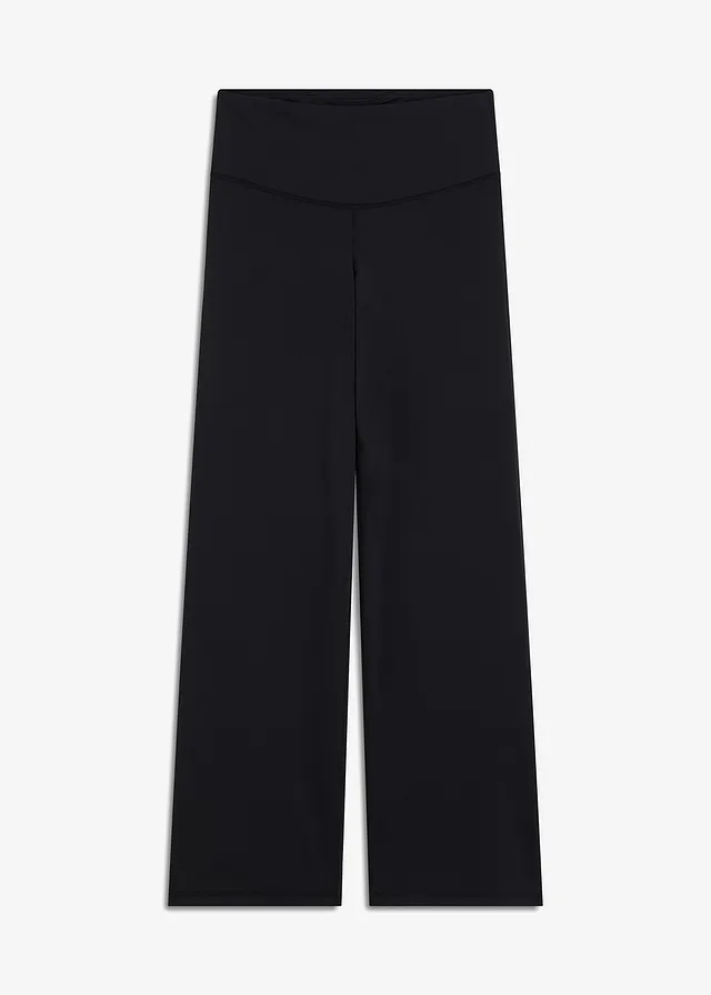 Pantaloni sport din material funcţional, cu uscare rapidă