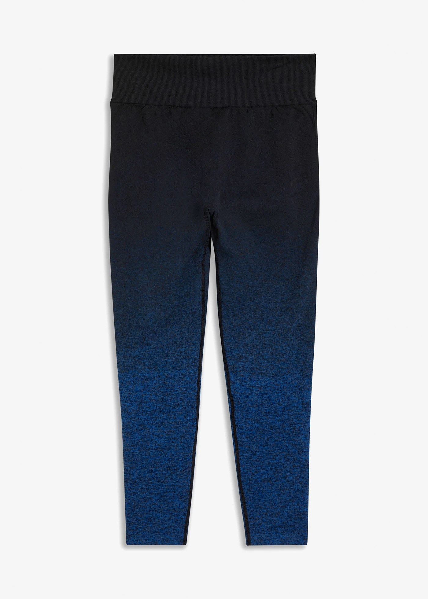 Seamless sport legging színátmenetellel, gyorsan szárad • horizont kék-fekete • bonprix áruház