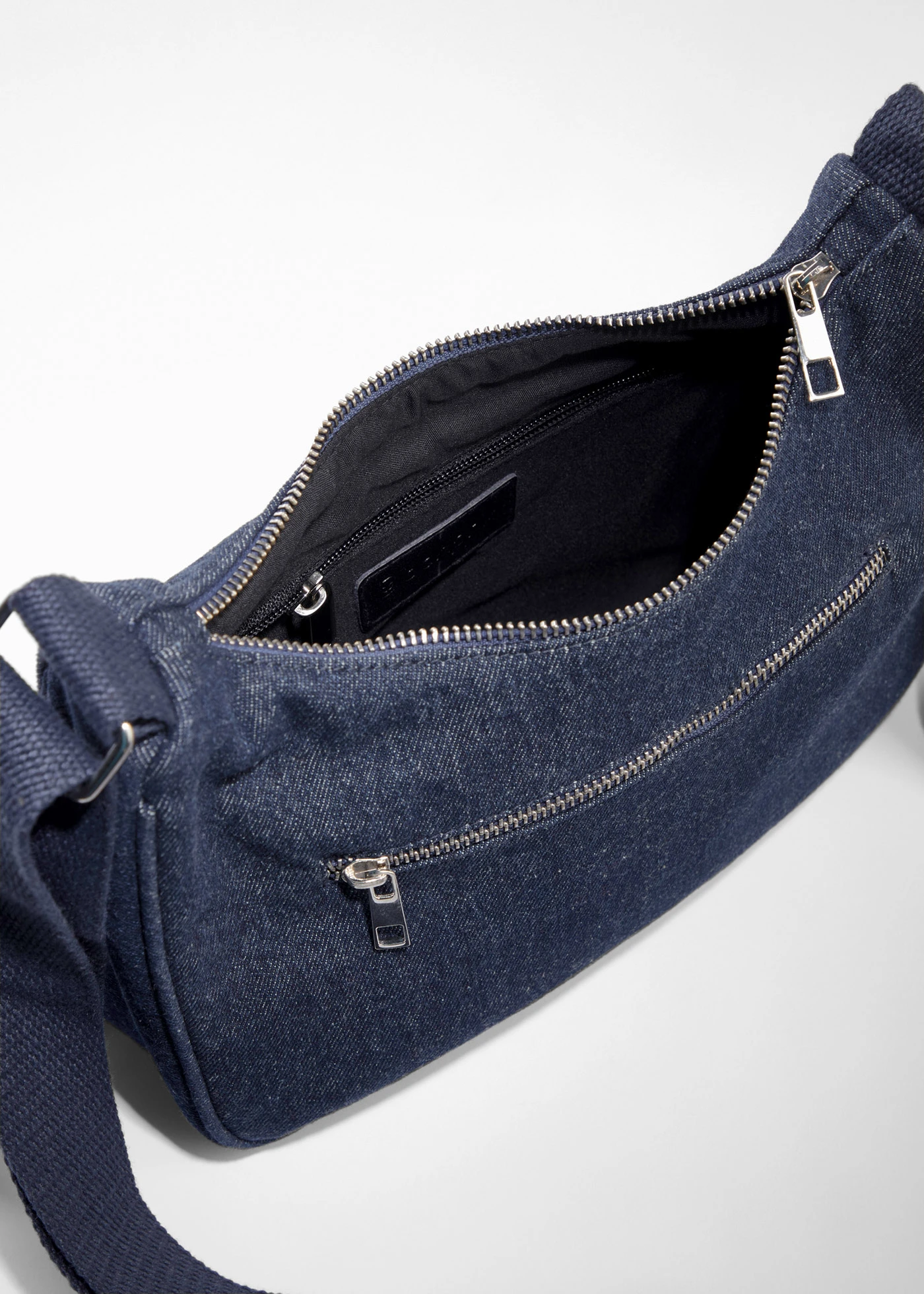 Schoudertas • blauw denim • bonprix online shop