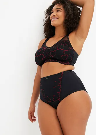 Steun bh zonder beugels, Kleur: zwart