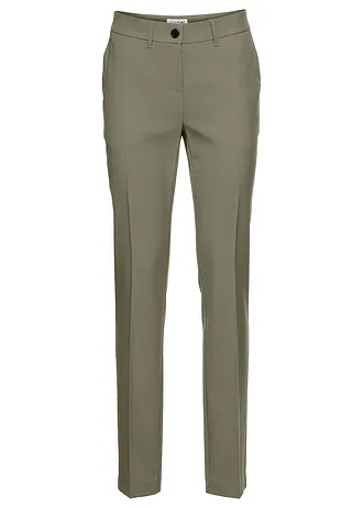 Pantalon, korte maten, Kleur: olijfgroen