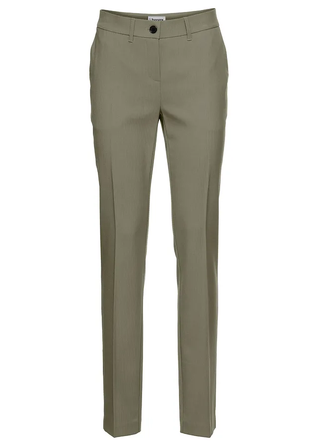 Pantalon de tailleur à pinces • olive • Boutique bonprix
