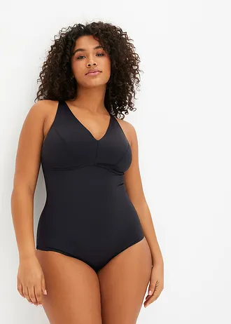 Naadloze medium corrigerende body zonder beugels, Kleur: zwart