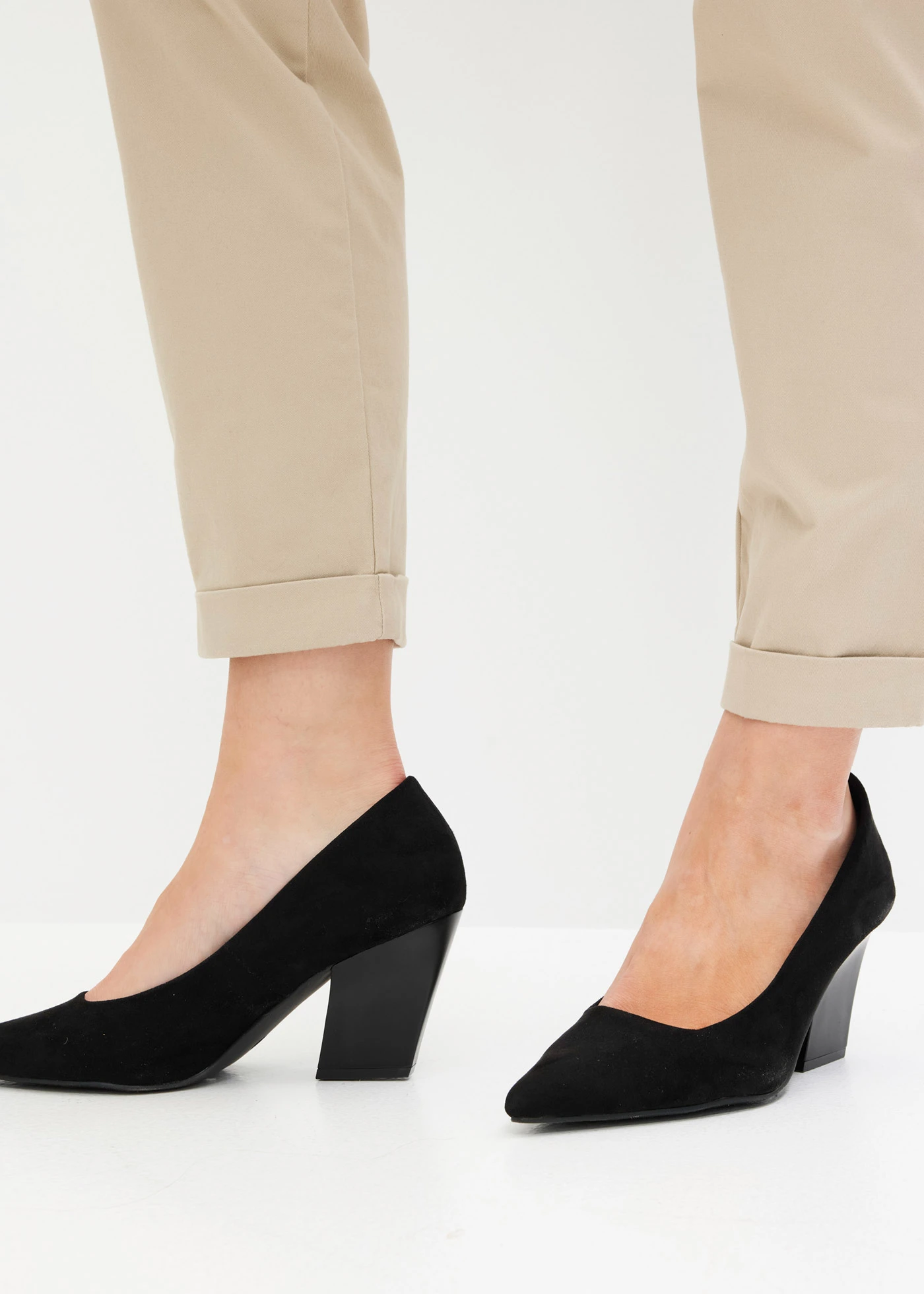 Lehké keprové kalhoty s pasem paperbag • písková • bonprix obchod