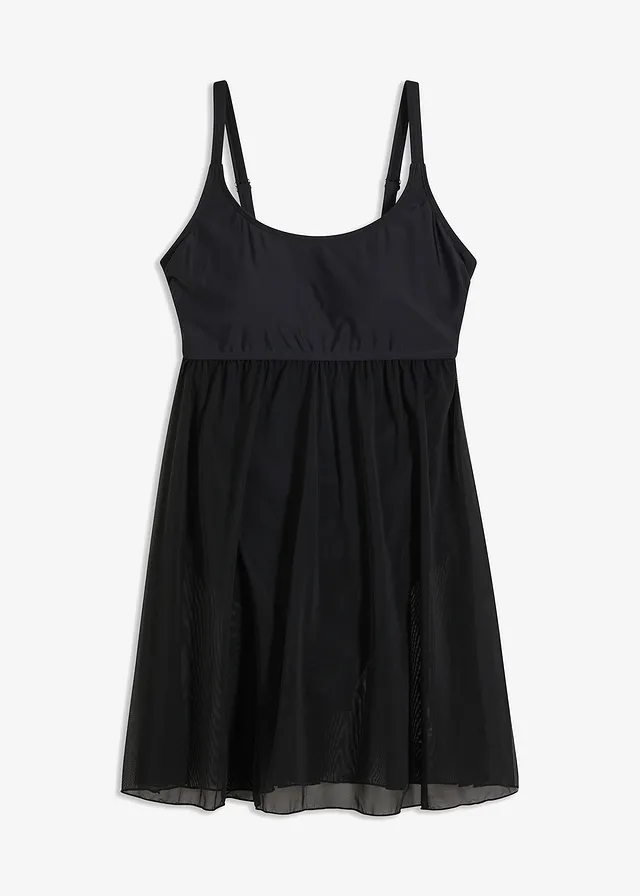 Rochie de baie cu mesh transparent