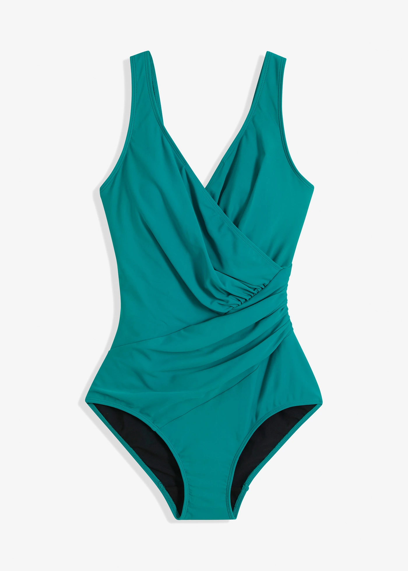 Medium corrigerend badpak in wikkellook • petrol • bonprix online shop