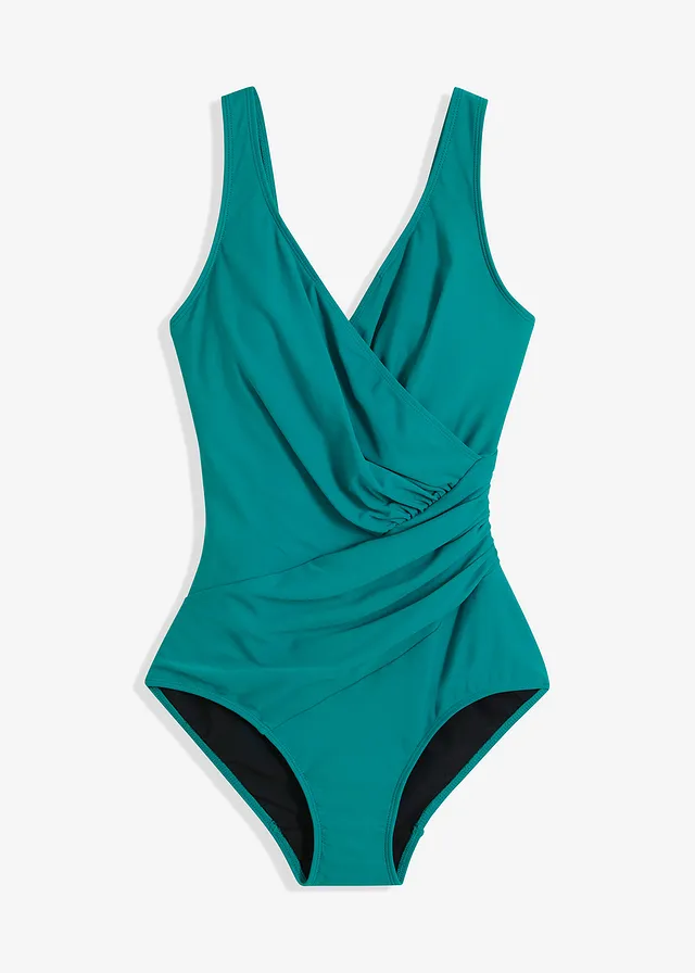 Costum de baie cu efect modelator mediu, cu aspect petrecut
