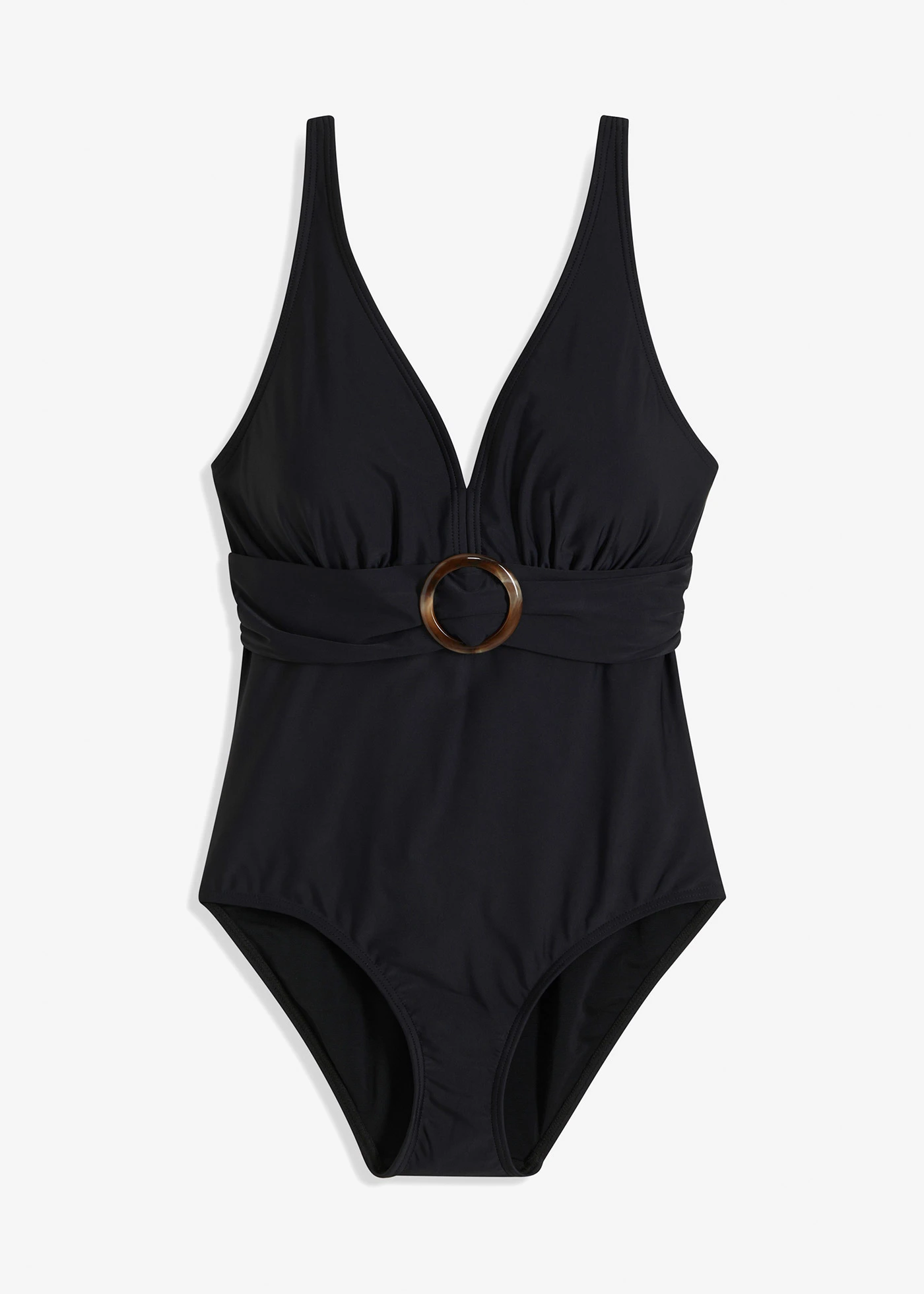 Licht corrigerend badpak met een V-hals • zwart • bonprix online shop