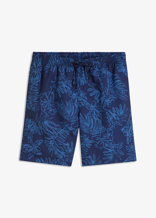 Short de bain • bleu foncé-bleu floral • Boutique bonprix