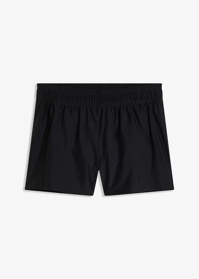 Zwemshort met binnenslip, Kleur: zwart
