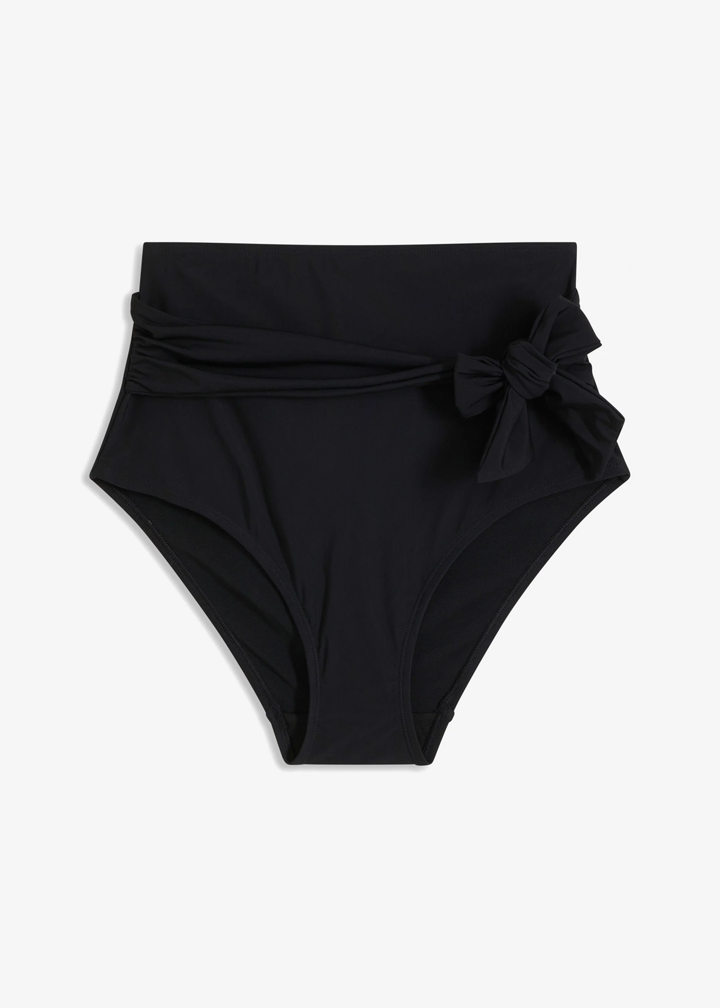 Sterk corrigerend bikinibroekje met strikceintuur, high waist • zwart • bonprix online shop