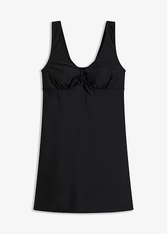 Koupací šaty se širokými ramínky • černá • bonprix obchod