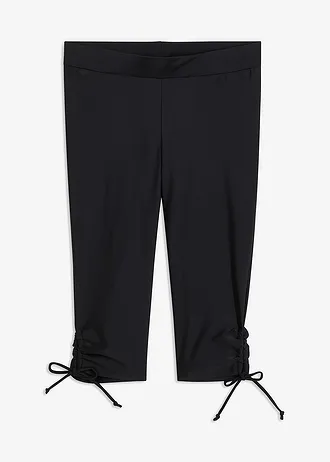 Zwemcapri met gerecycled polyamide • zwart • bonprix online shop