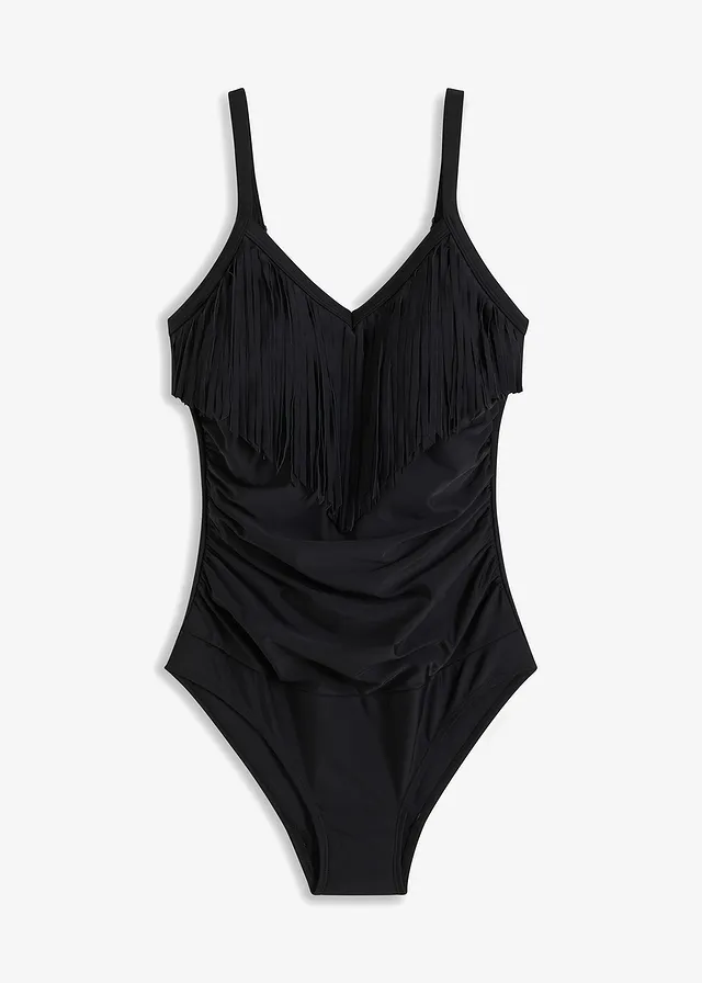 Jednodílné plavky z recyklovaného polyamidu • černá • bonprix obchod