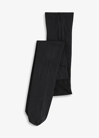 Collant effet jambière avec cœurs 60D, Couleur: noir