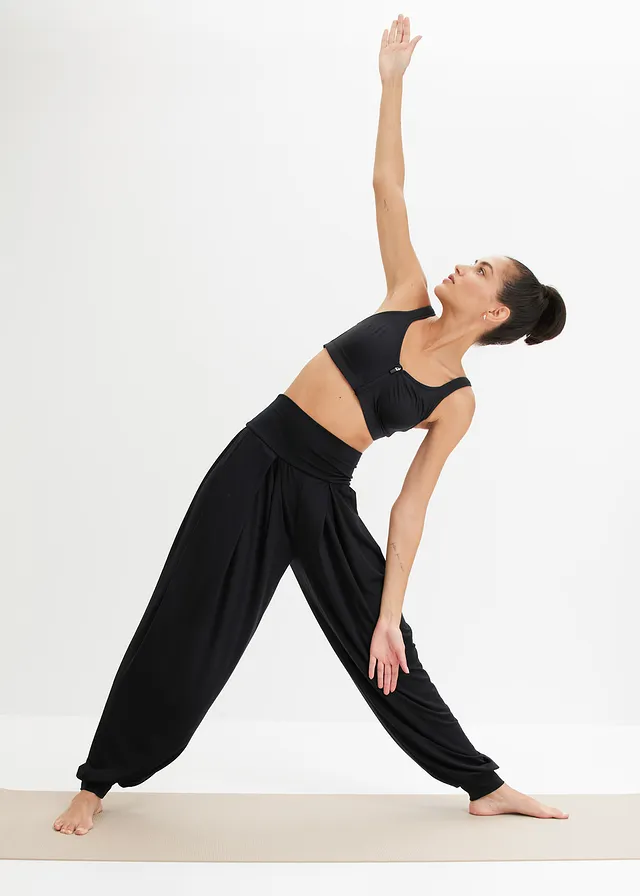 Pantalon de sport ample avec taille retroussable • noir • product-page.page-title-suffix