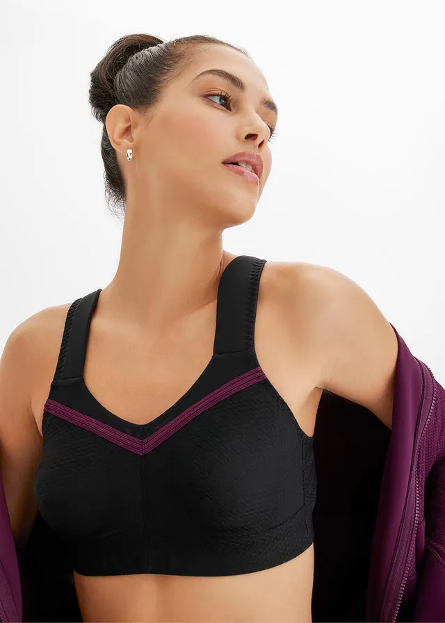 Soutien-gorge de sport, maintien fort • noir-sureau • product-page.page-title-suffix