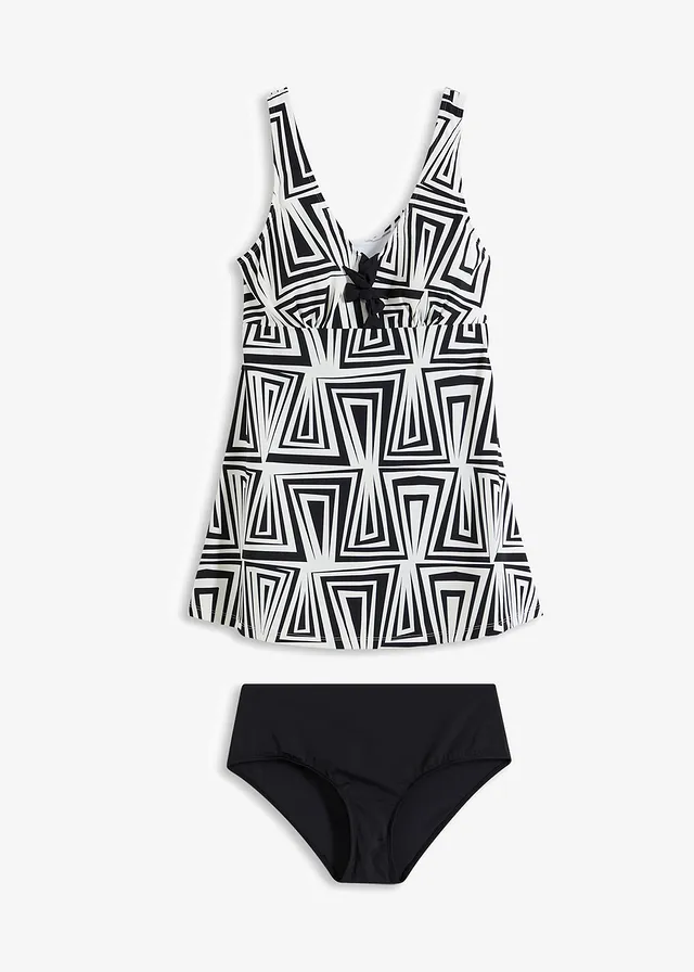 Costum baie long tankini (set/2 piese)