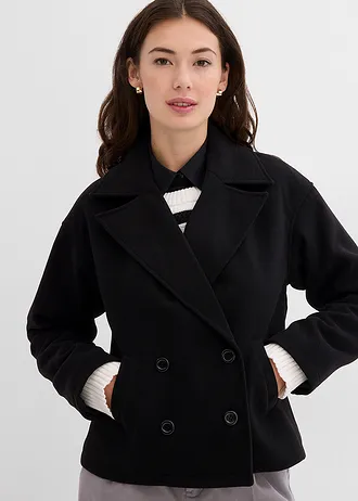 Caban aspect laine • noir • Boutique bonprix