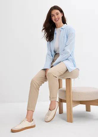 Pantalon chino en viscose mélangée • sable • Boutique bonprix