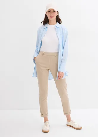 Pantalon chino en viscose mélangée • sable • Boutique bonprix